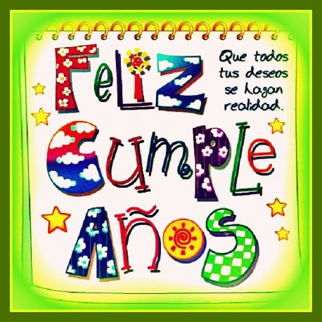 Tarjeta feliz cumple