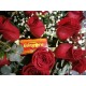 Florero 24 rosas rojas