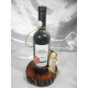 Vino en madera con bombones ferrero rocher