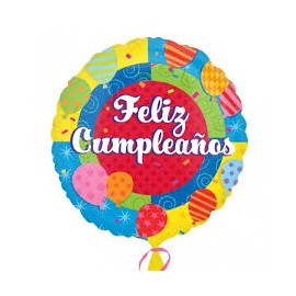 Globos feliz cumpleaños varios diseños