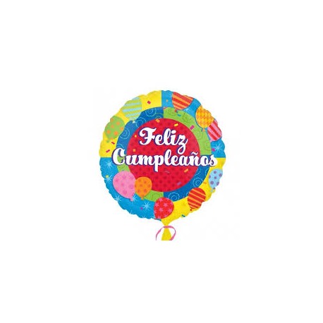 Globos feliz cumpleaños varios diseños