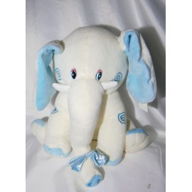 Peluche elefante celeste 35 cm