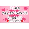 Tarjeta amor diseño 2